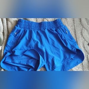 athletic shorts with fitted shorts built in